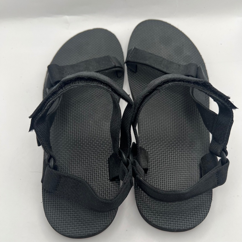 Teva Original Universal Mens Black Sport Sandals Walking Camp 1004010 Size 12 - Picture 3 of 7